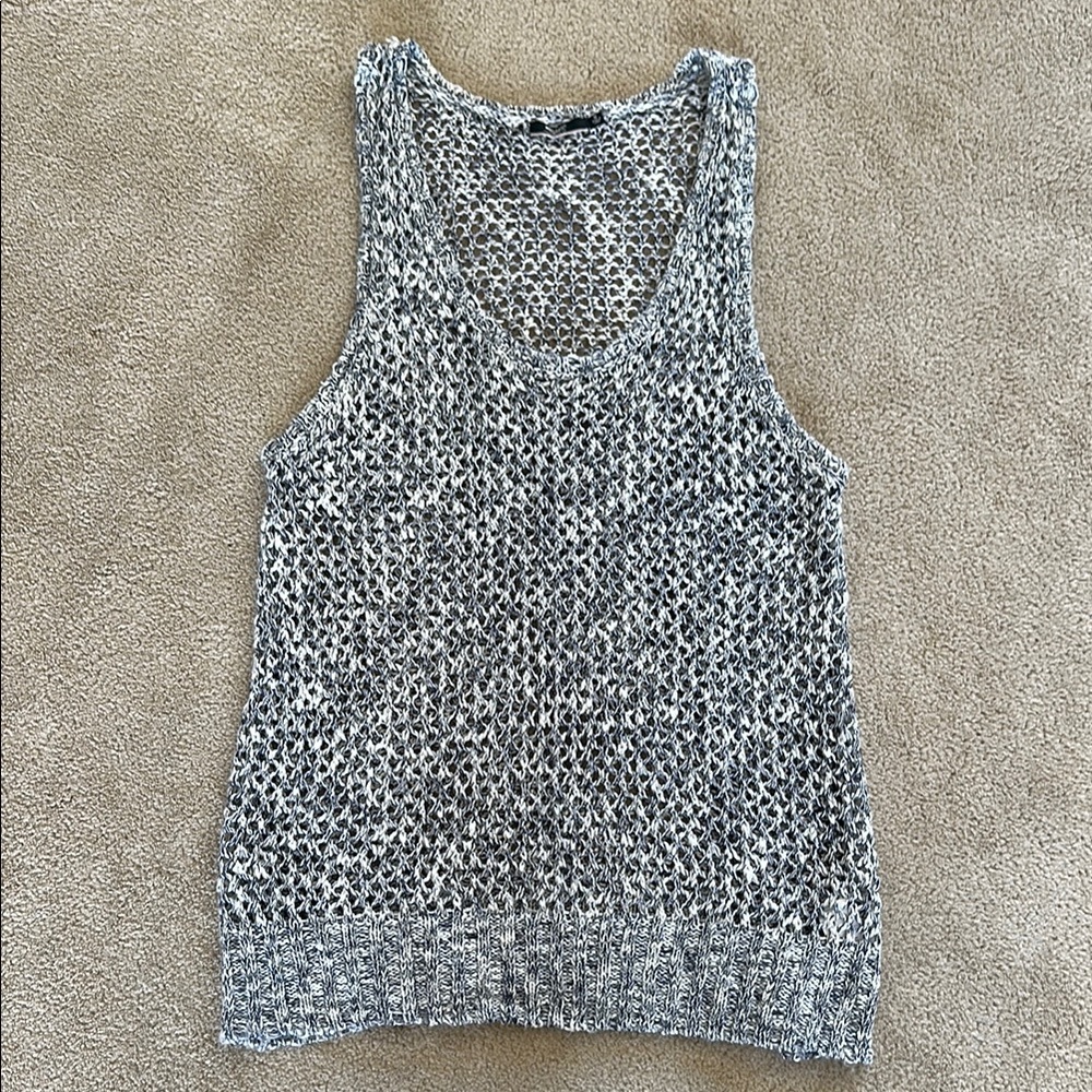 Silver jeans knit Tank Top with Scoop Neck